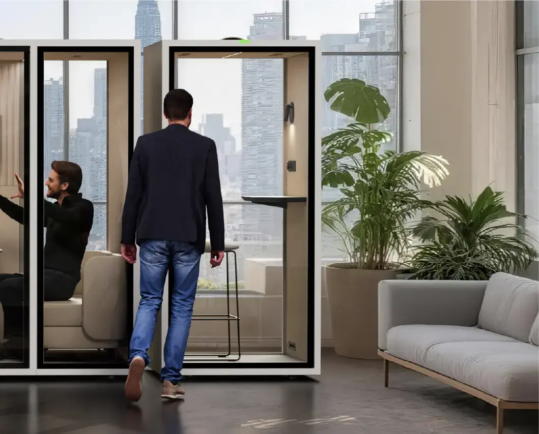 VRT POD automatic sensor activation - mmWave sensors trigger lighting and airflow on arrival