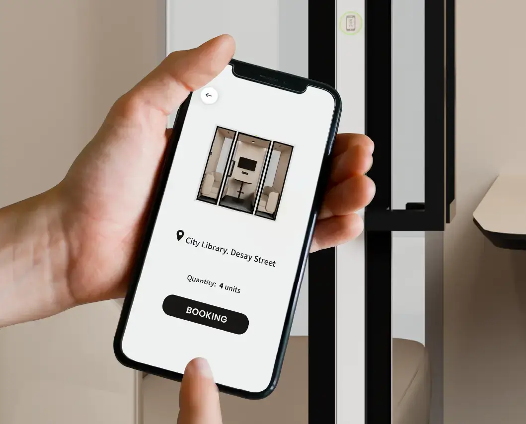 VRT POD remote reservation system - check availability and book pod remotely