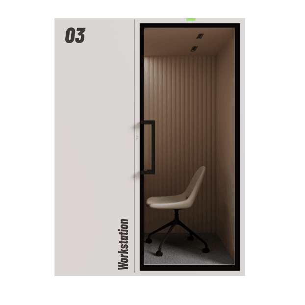 ART+ M pod - medium single Person workspace pod