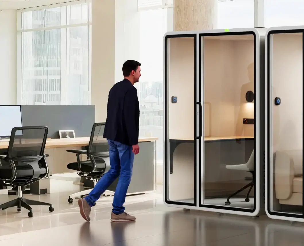 VRT POD automatic sensor activation - mmWave sensors trigger lighting and airflow on arrival
