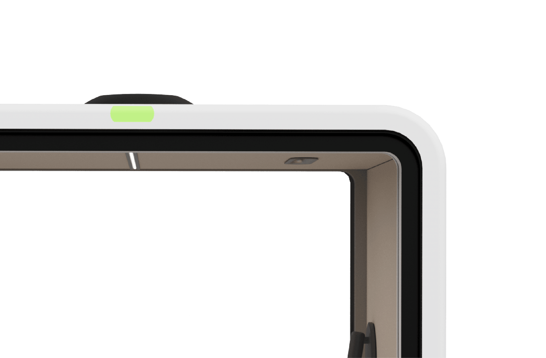 VRT POD fluid modern rounded edges - safe and reassuring design aesthetic